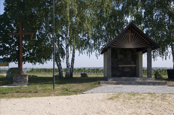 Hubertuskapelle Hadres mit Freitheitskreuz